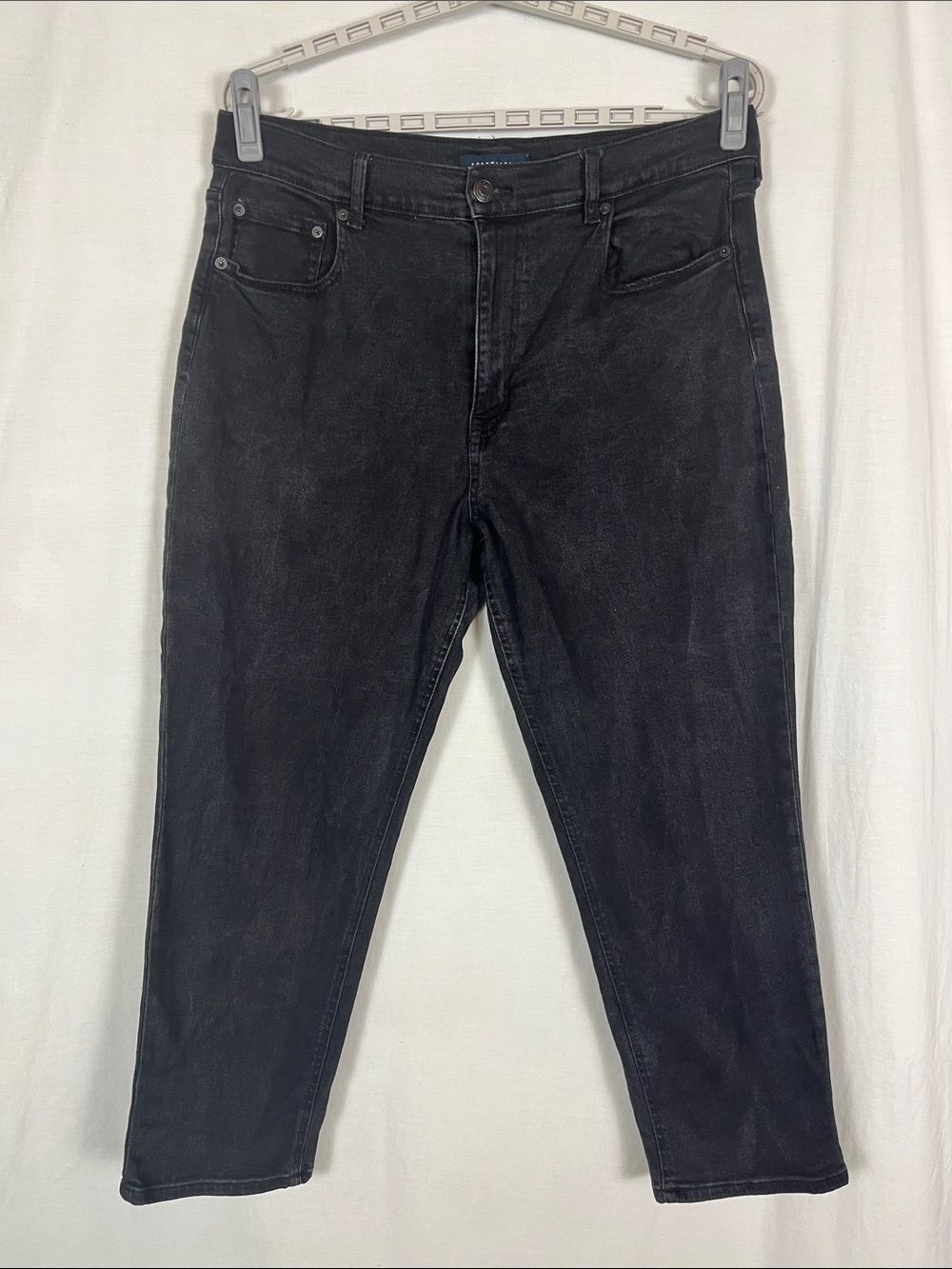 Aeropostale Black Curvy Mom Jean High Rise Jeans